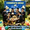 Graduation Party Decoration – 2026 Blue & Gold Congrats Grad Polyester Backdrop Banner, Large Class of 2026 Photography Background Wall Decor for Graduation Party